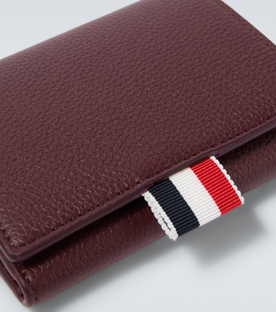 RWB Stripe leather wallet | Thom Browne