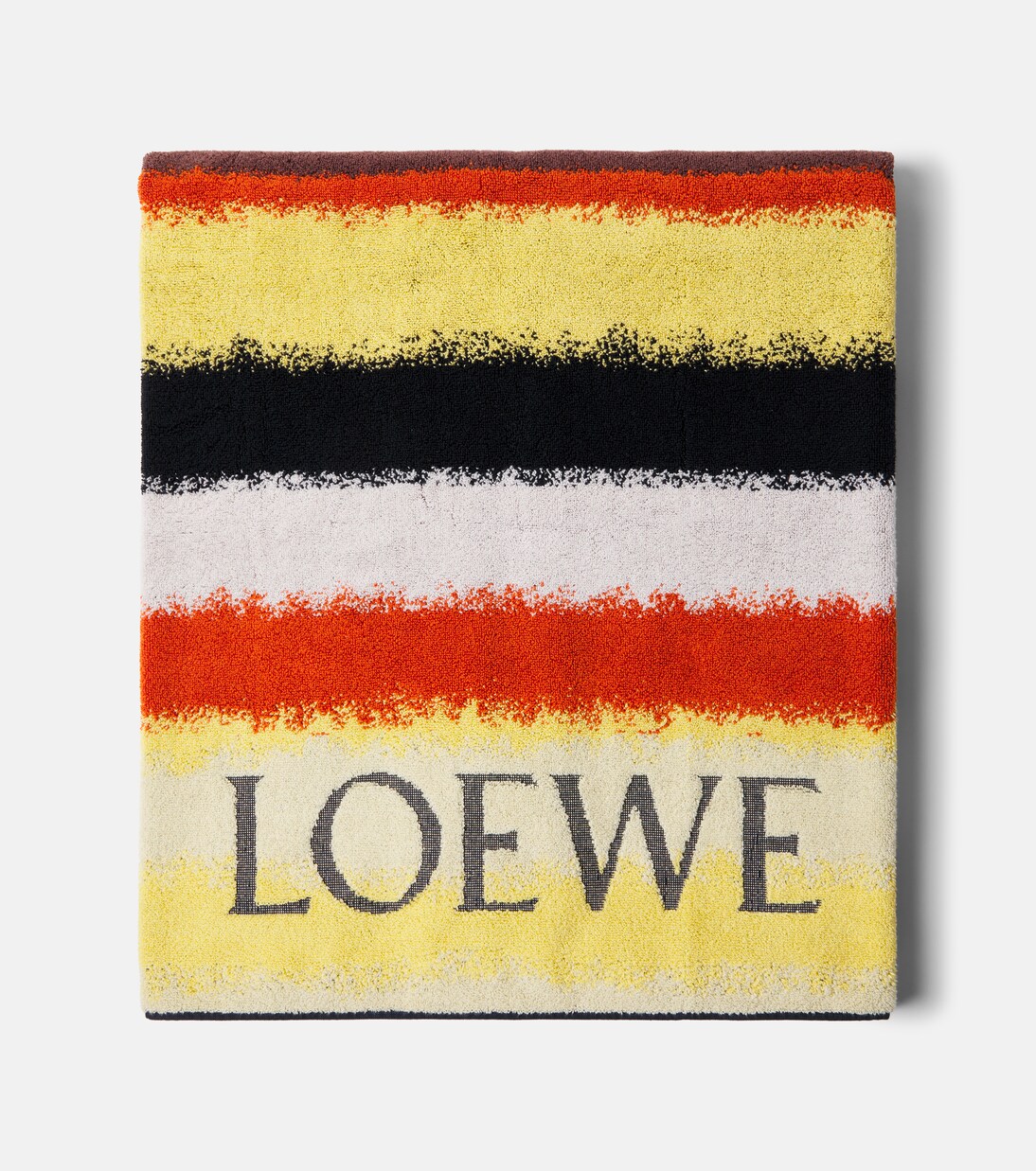 Paula's Ibiza striped cotton terry towel | Loewe