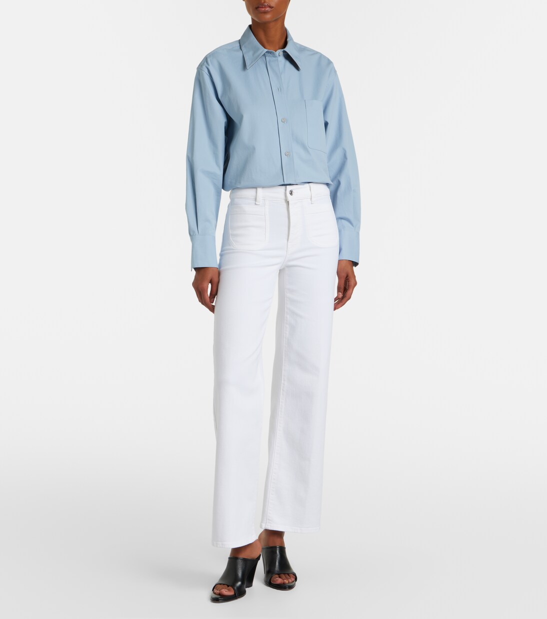 Le Slim Palazzo wide-leg jeans | Frame