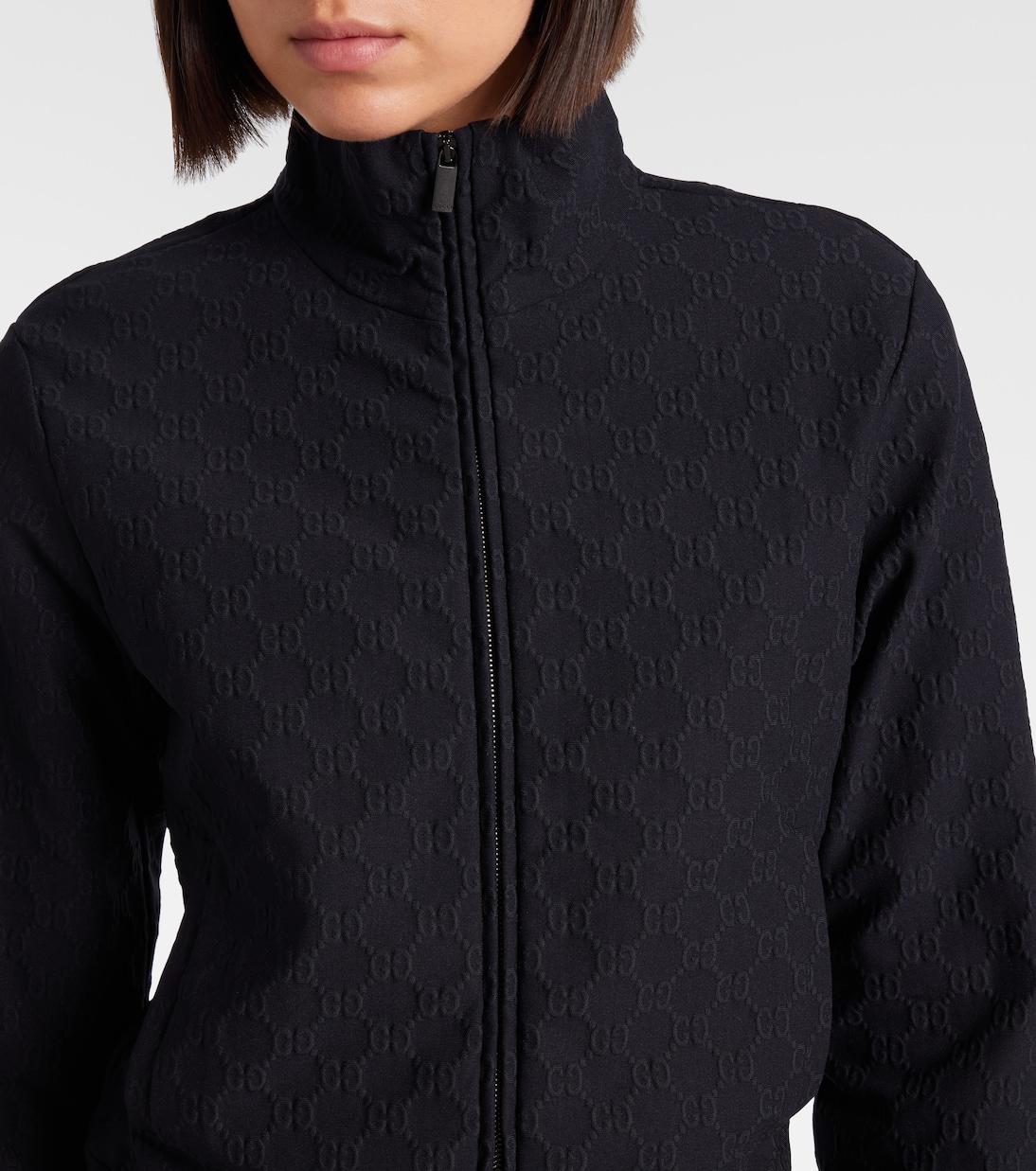 Chaqueta deportiva de jersey de jacquard GG | Gucci