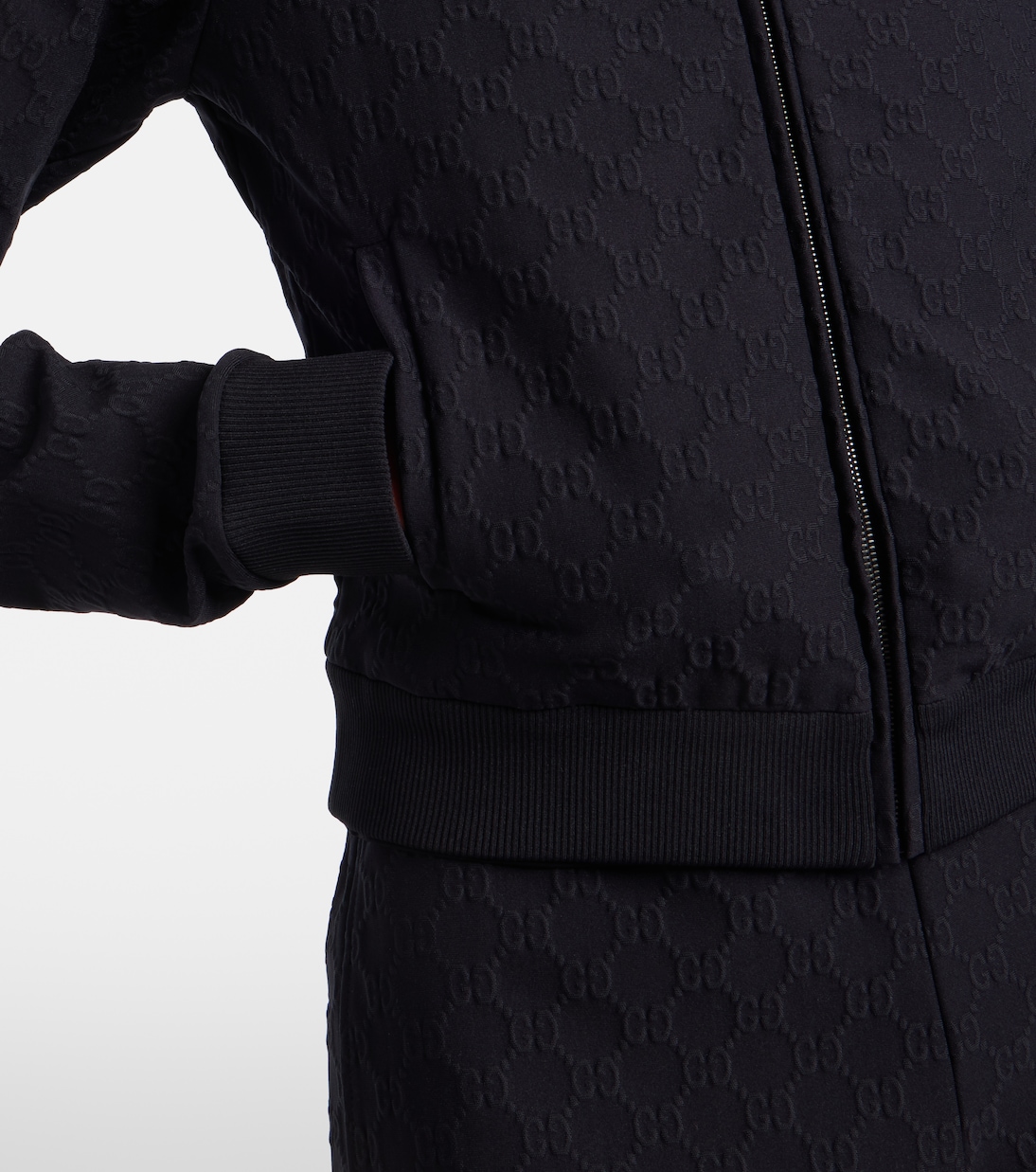 Chaqueta deportiva de jersey de jacquard GG | Gucci