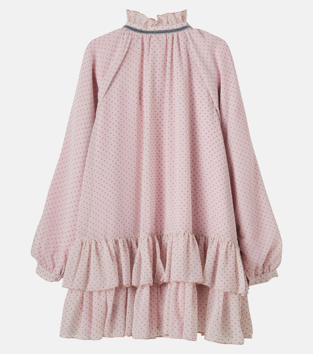 Vestido con lunares escalonado | Monnalisa