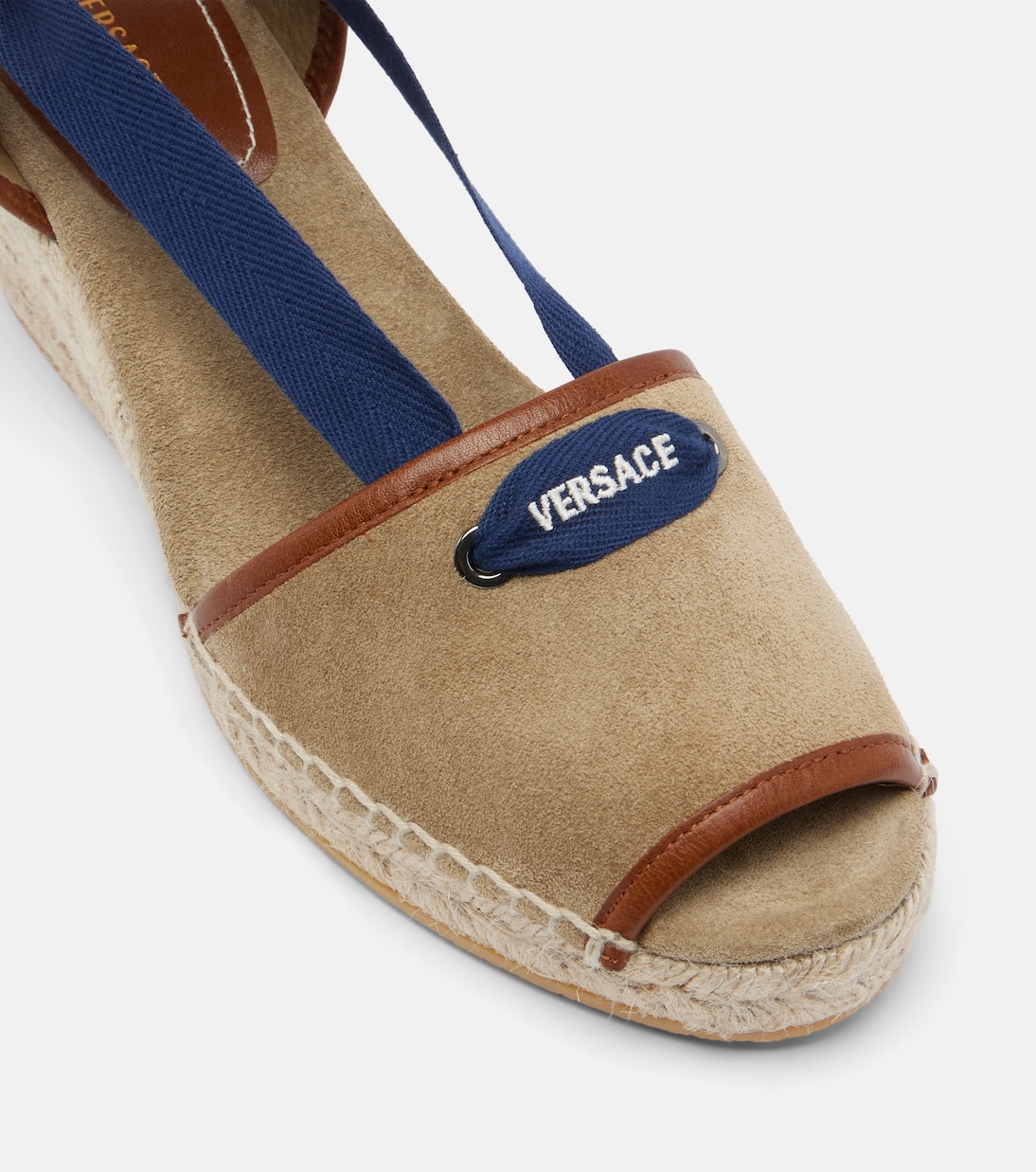 Lola suede espadrille wedges | Versace