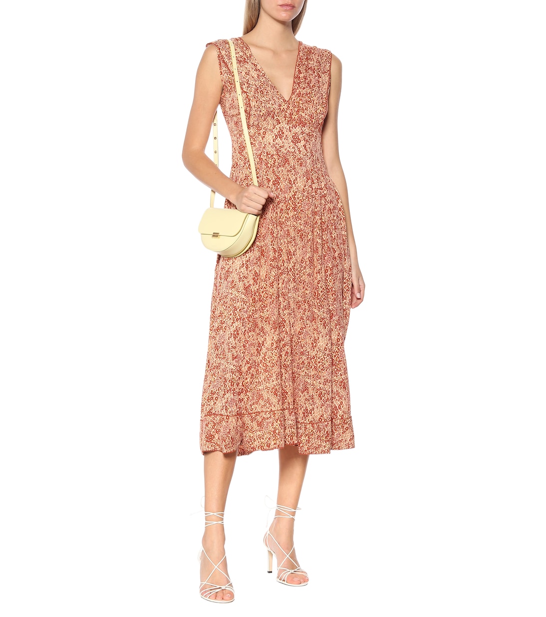 Bedrucktes Midikleid Daisy | Poupette St Barth