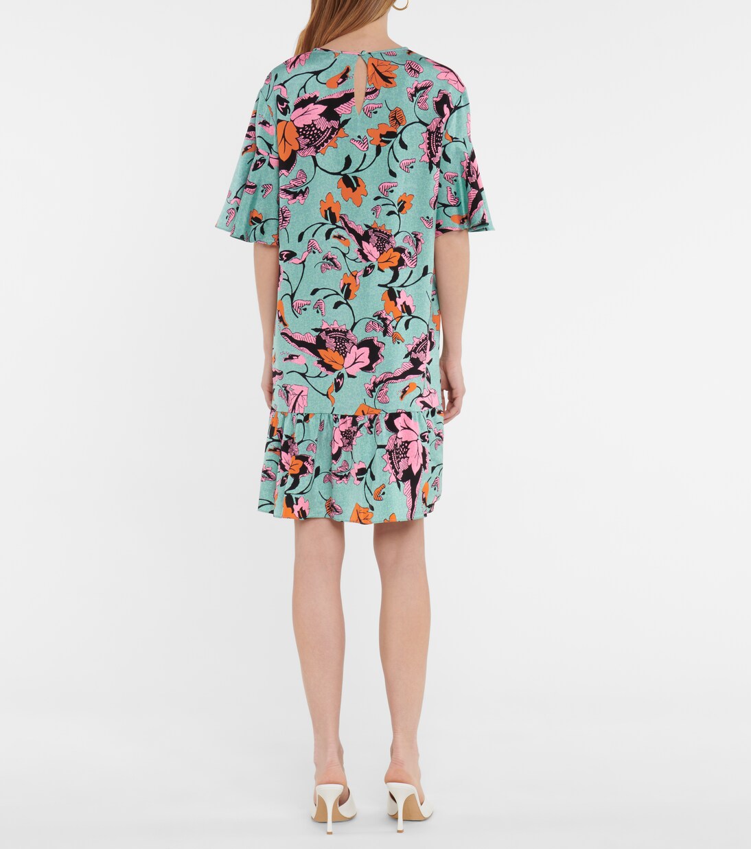 Robe Arlene imprimée en soie mélangée | Diane von Furstenberg