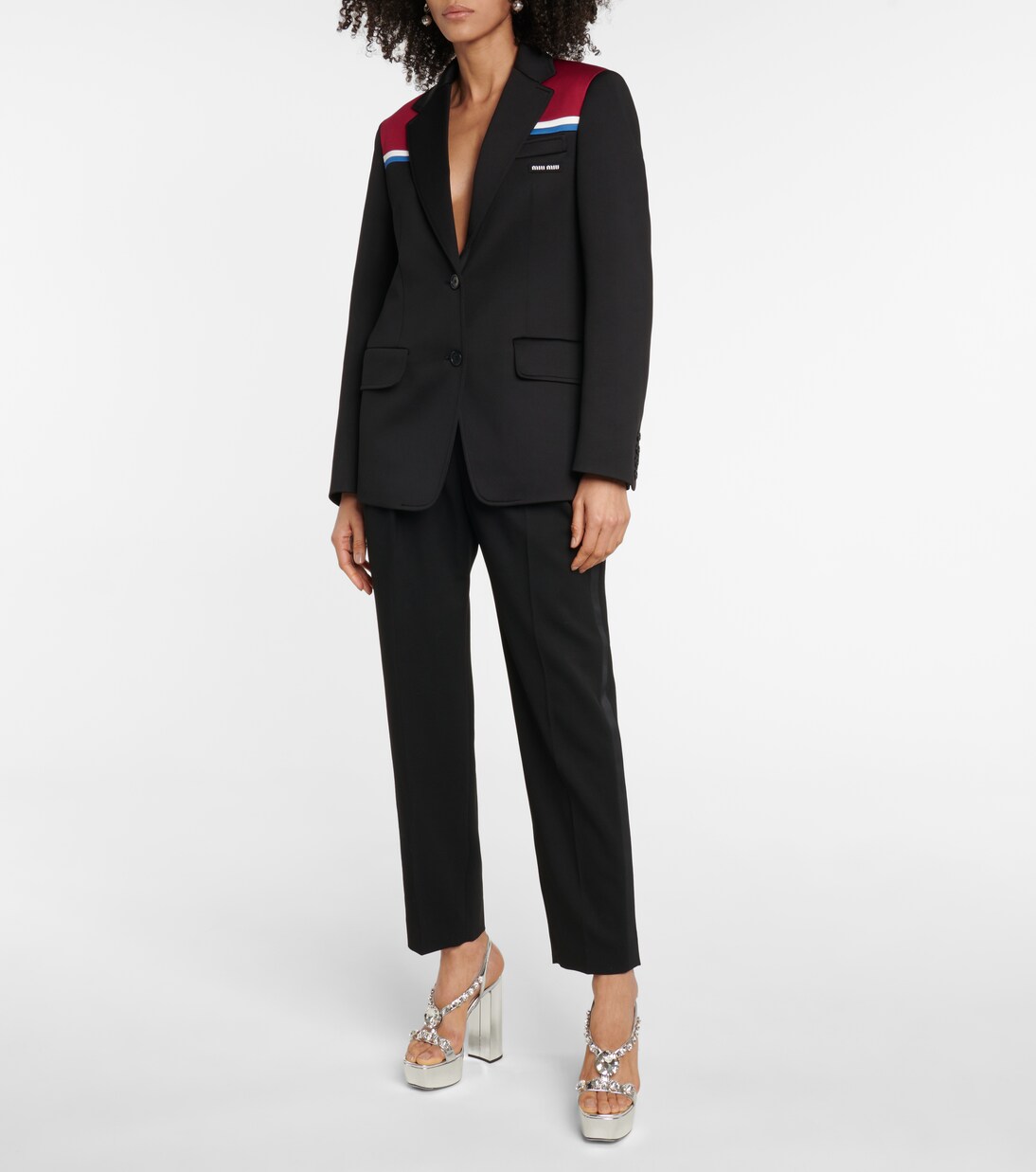 Single-breasted blazer | Miu Miu