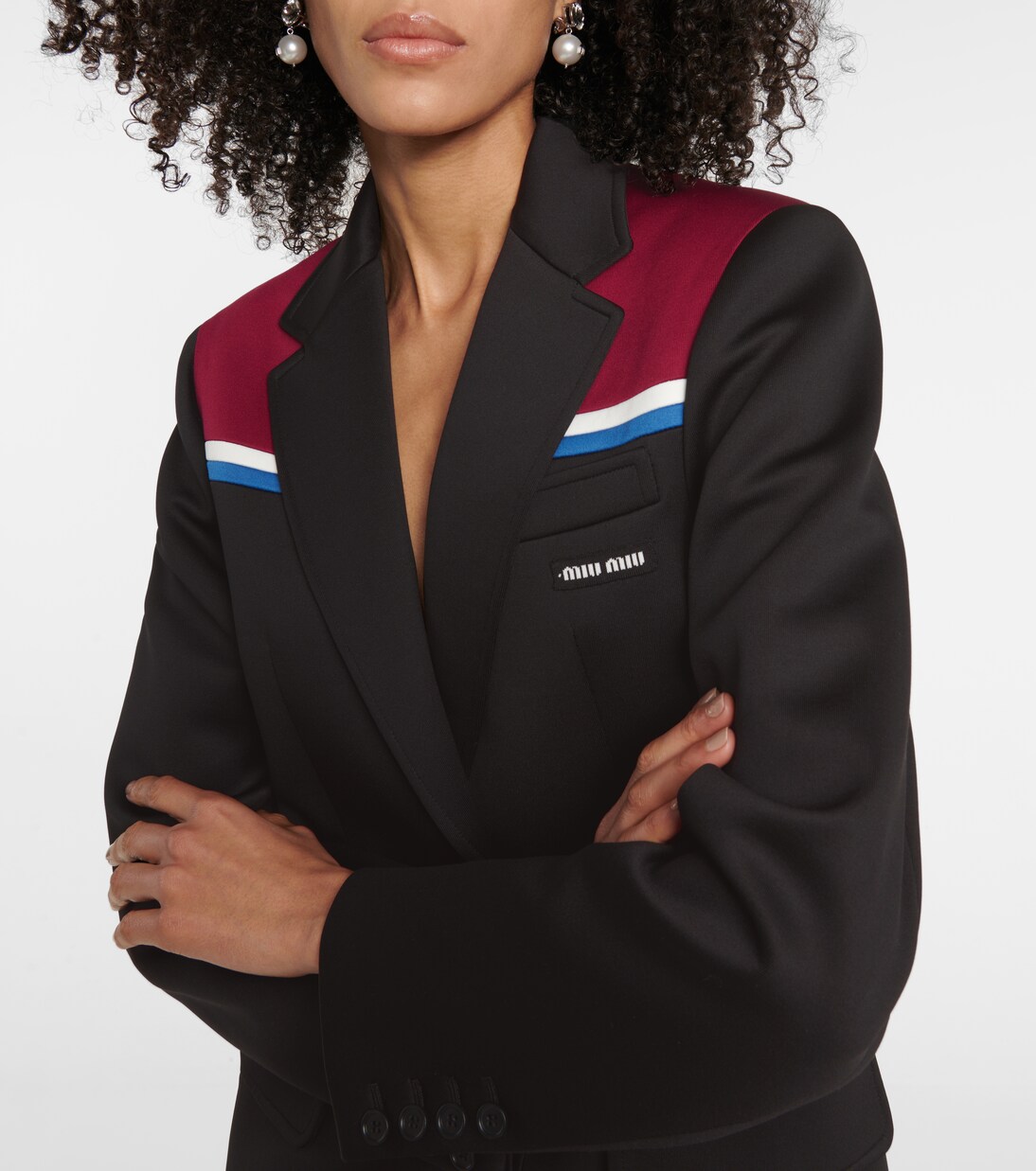 Single-breasted blazer | Miu Miu