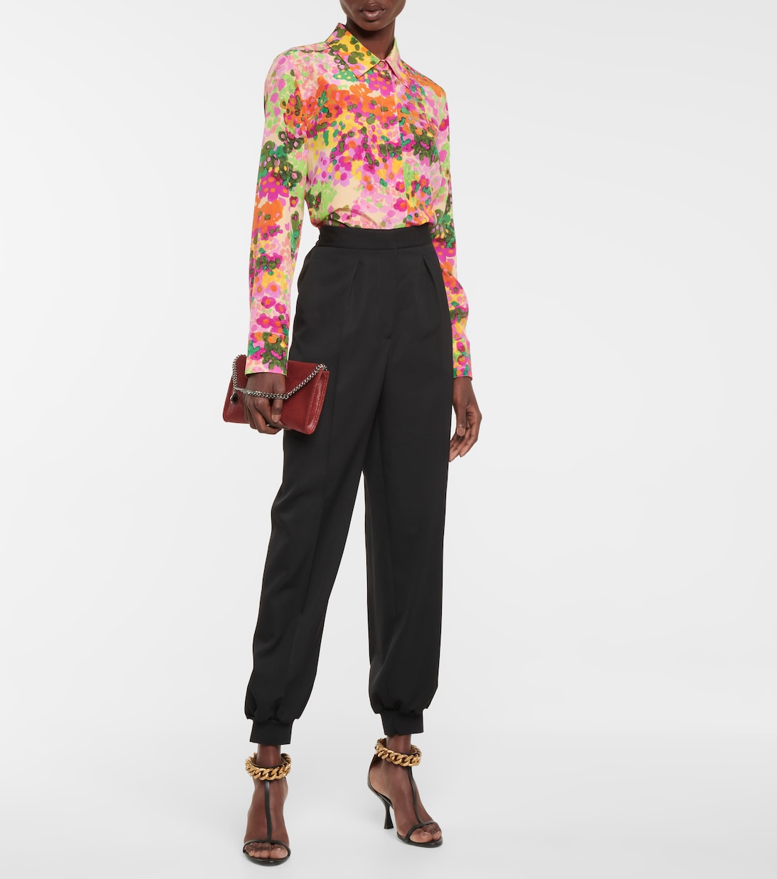 Tapered-Hose Nicole aus Wolle | Stella McCartney