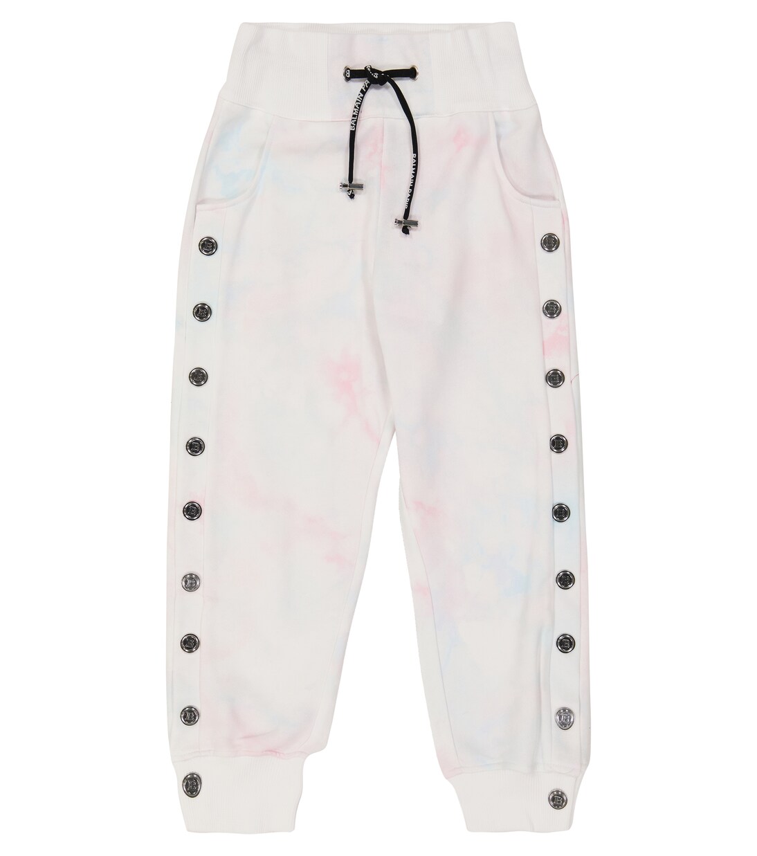 Tie-dye cotton sweatpants | Balmain Kids