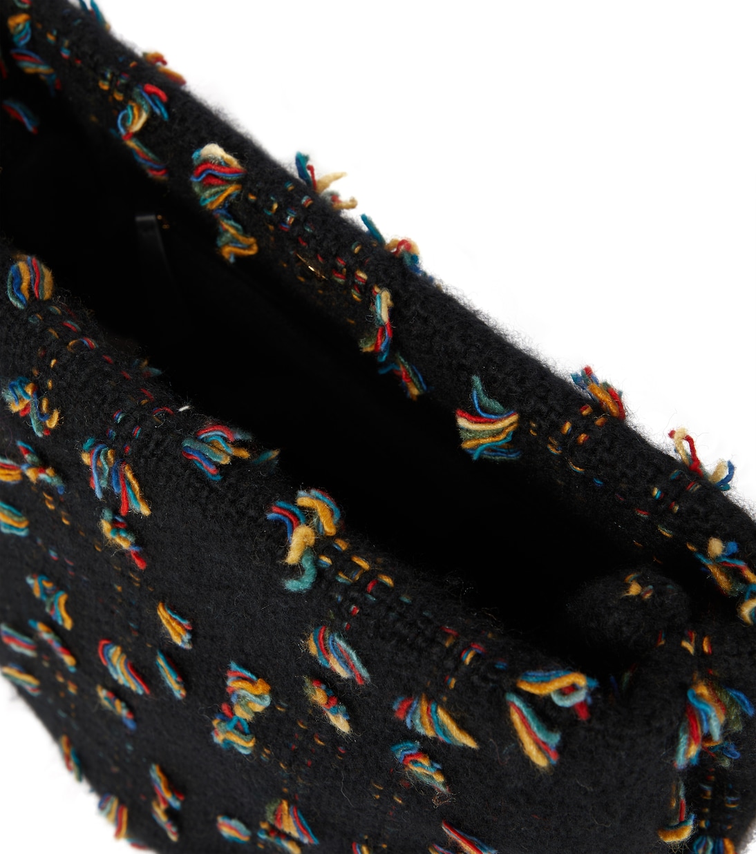 Clutch Phoebe de cachemir con flecos | Gabriela Hearst