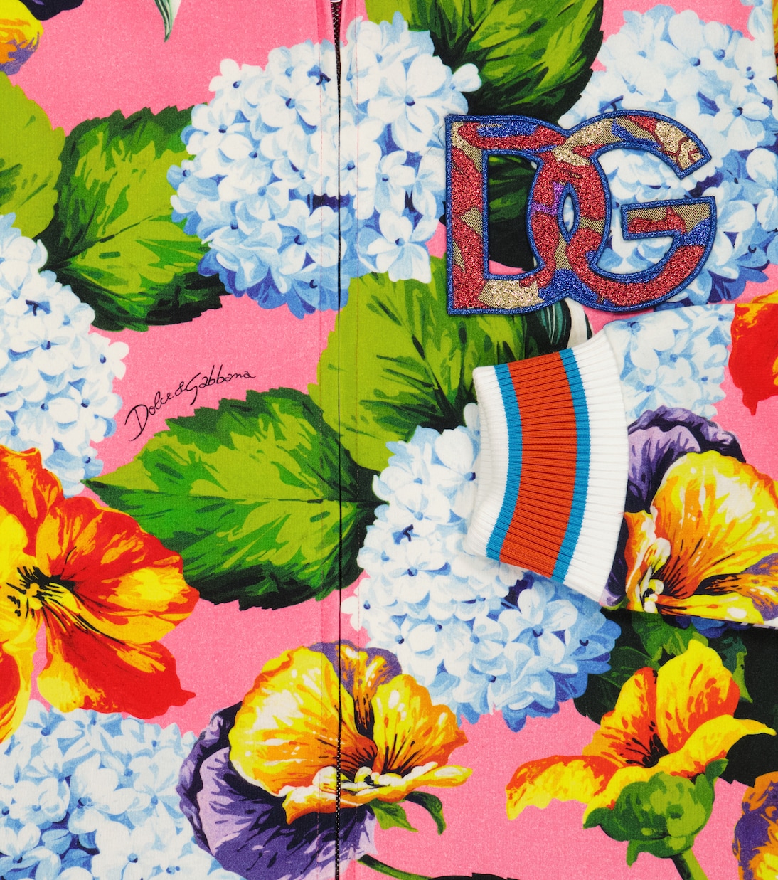 Sweat-shirt à capuche en coton mélangé | Dolce&Gabbana Kids