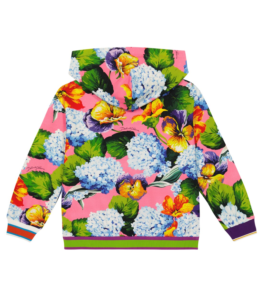 Sweat-shirt à capuche en coton mélangé | Dolce&Gabbana Kids