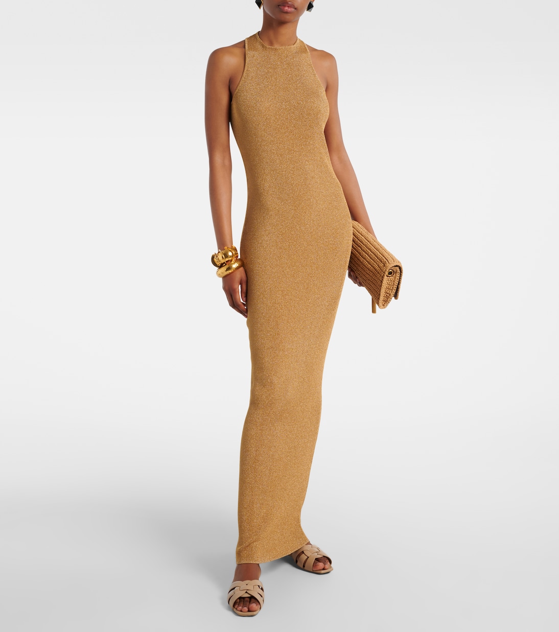 Tribute Nu Pieds 05 leather sandals | Saint Laurent