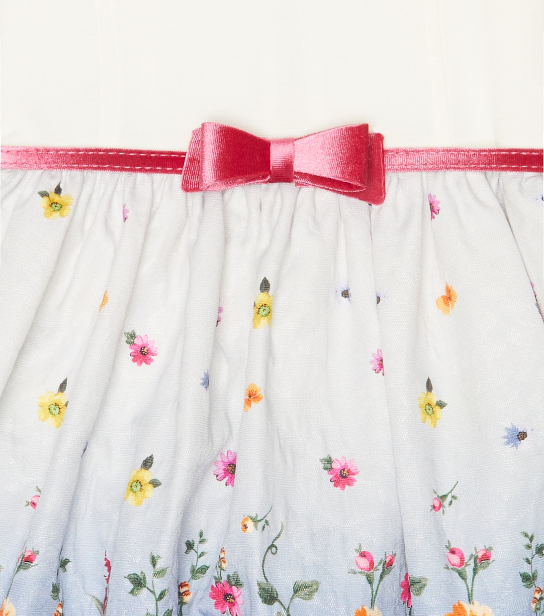 Robe en brocart à fleurs | Monnalisa