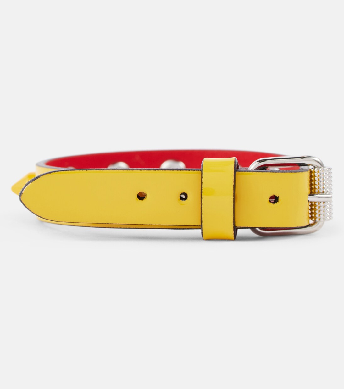 Loubilink embellished leather bracelet | Christian Louboutin