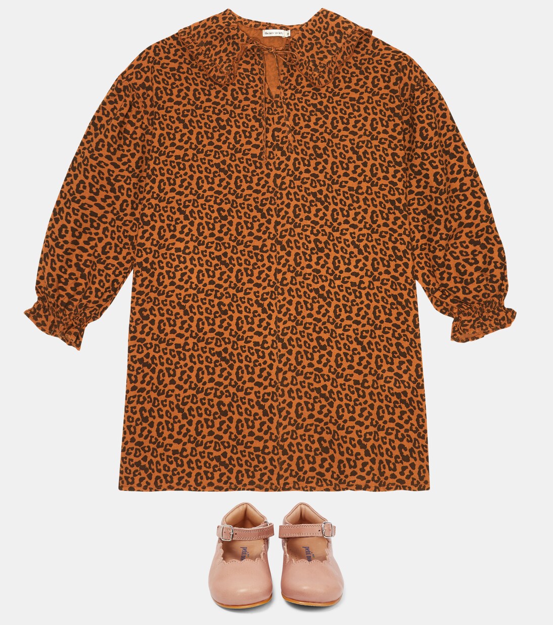 Federica leopard-print cotton dress | The New Society