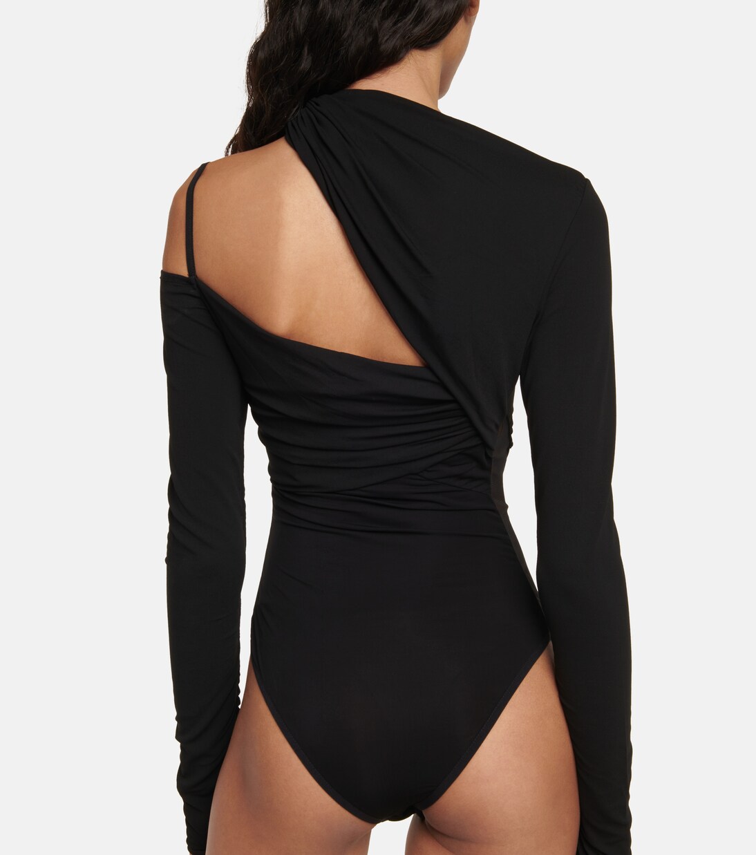 Asymmetrischer Body aus Tüll | Nensi Dojaka