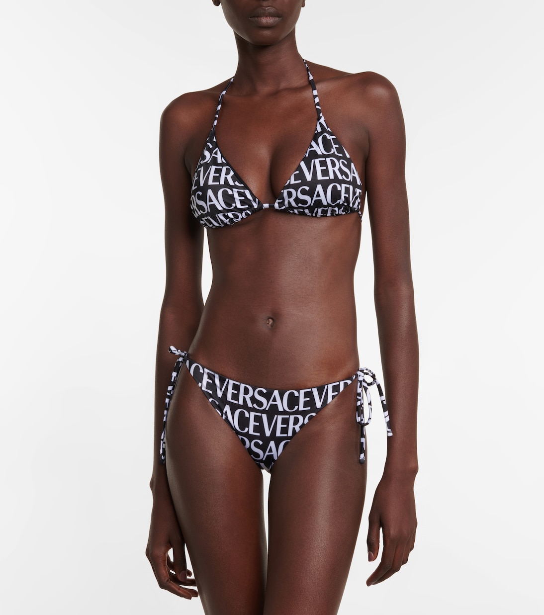 Culotte de bikini à logo | Versace