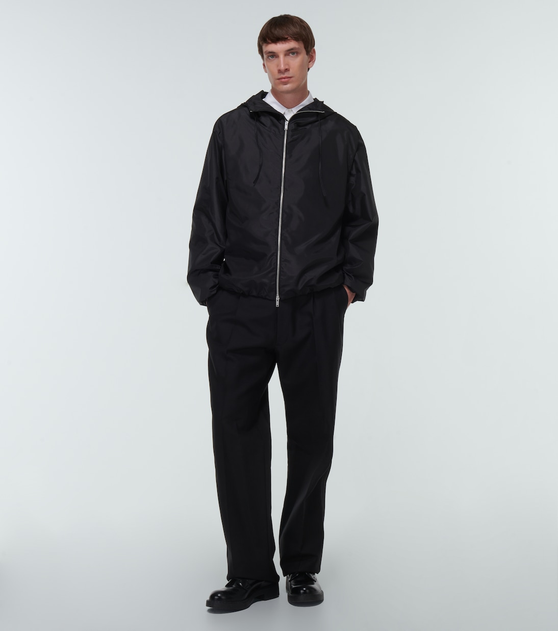 Embellished raincoat | Jil Sander