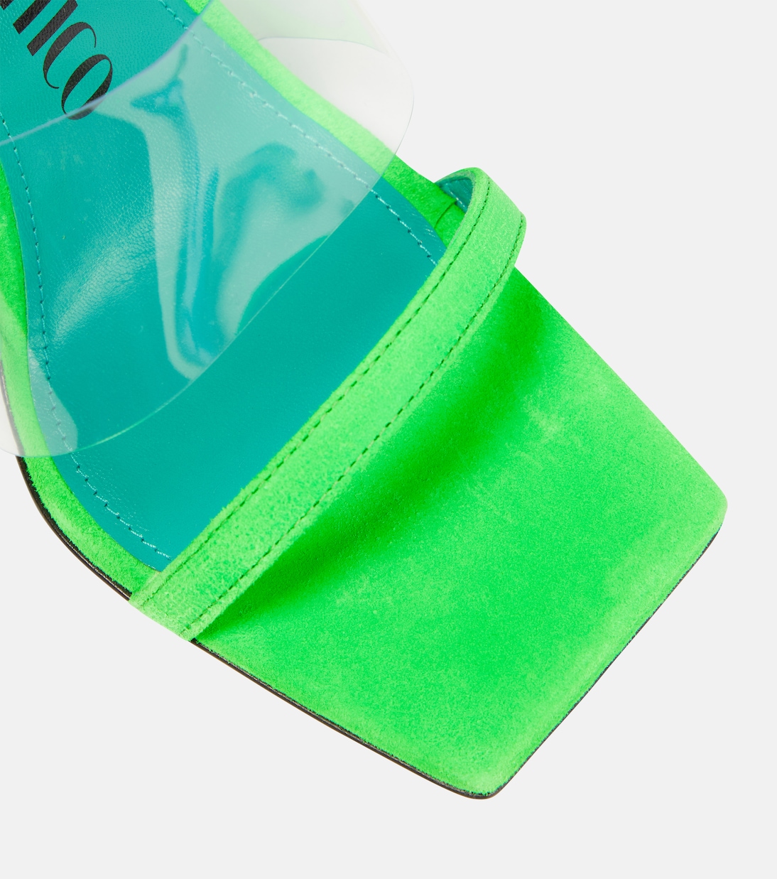 Sandalen Isa aus Veloursleder | The Attico