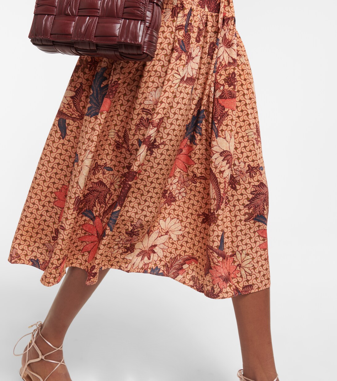 Adette printed silk crêpe de chine midi dress | Ulla Johnson