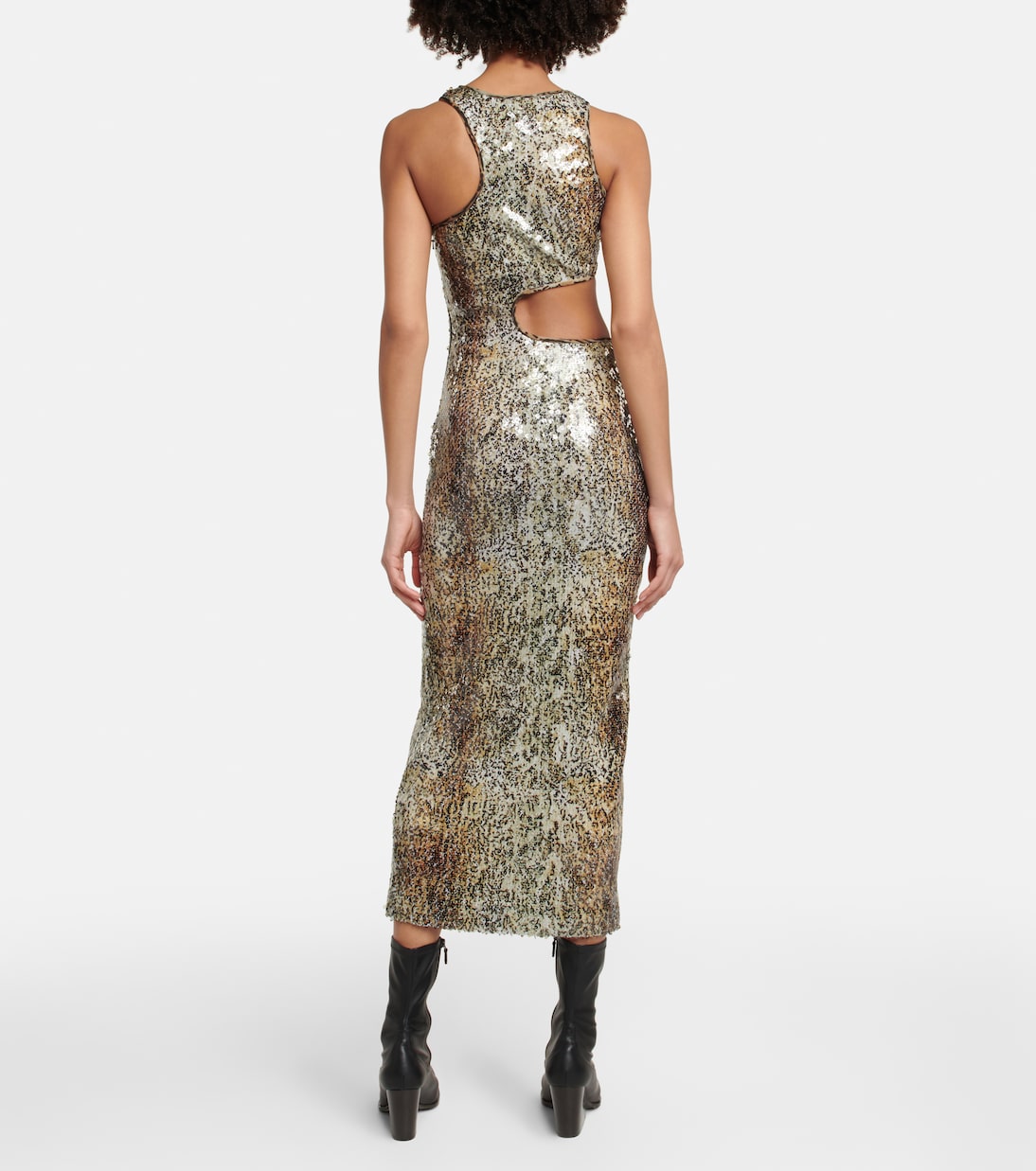 Sequined cutout midi dress | Stella McCartney