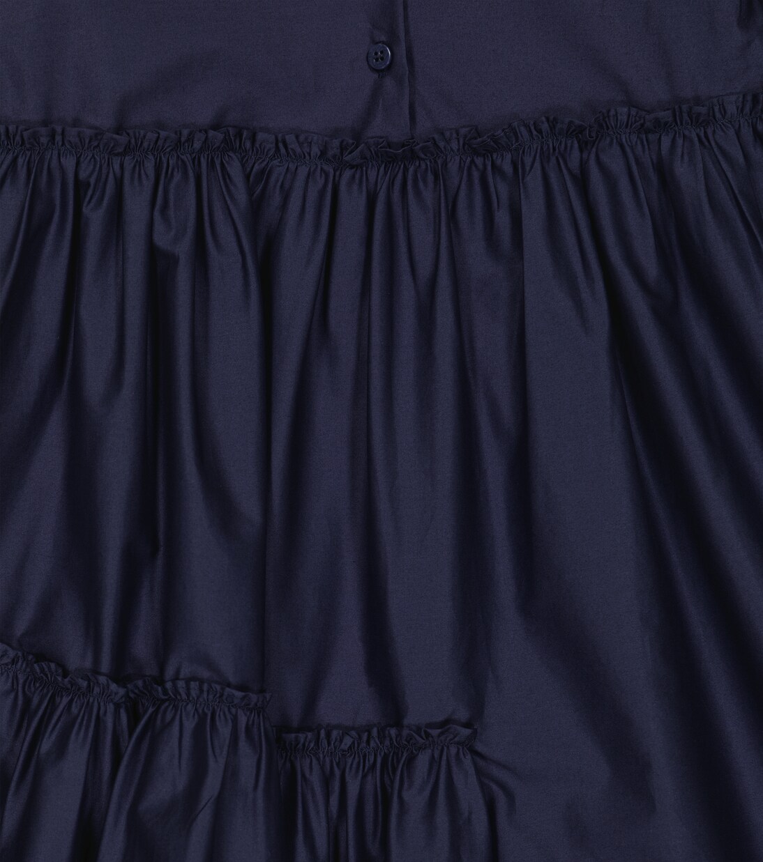 Tiered cotton-sateen shirt dress | Il Gufo