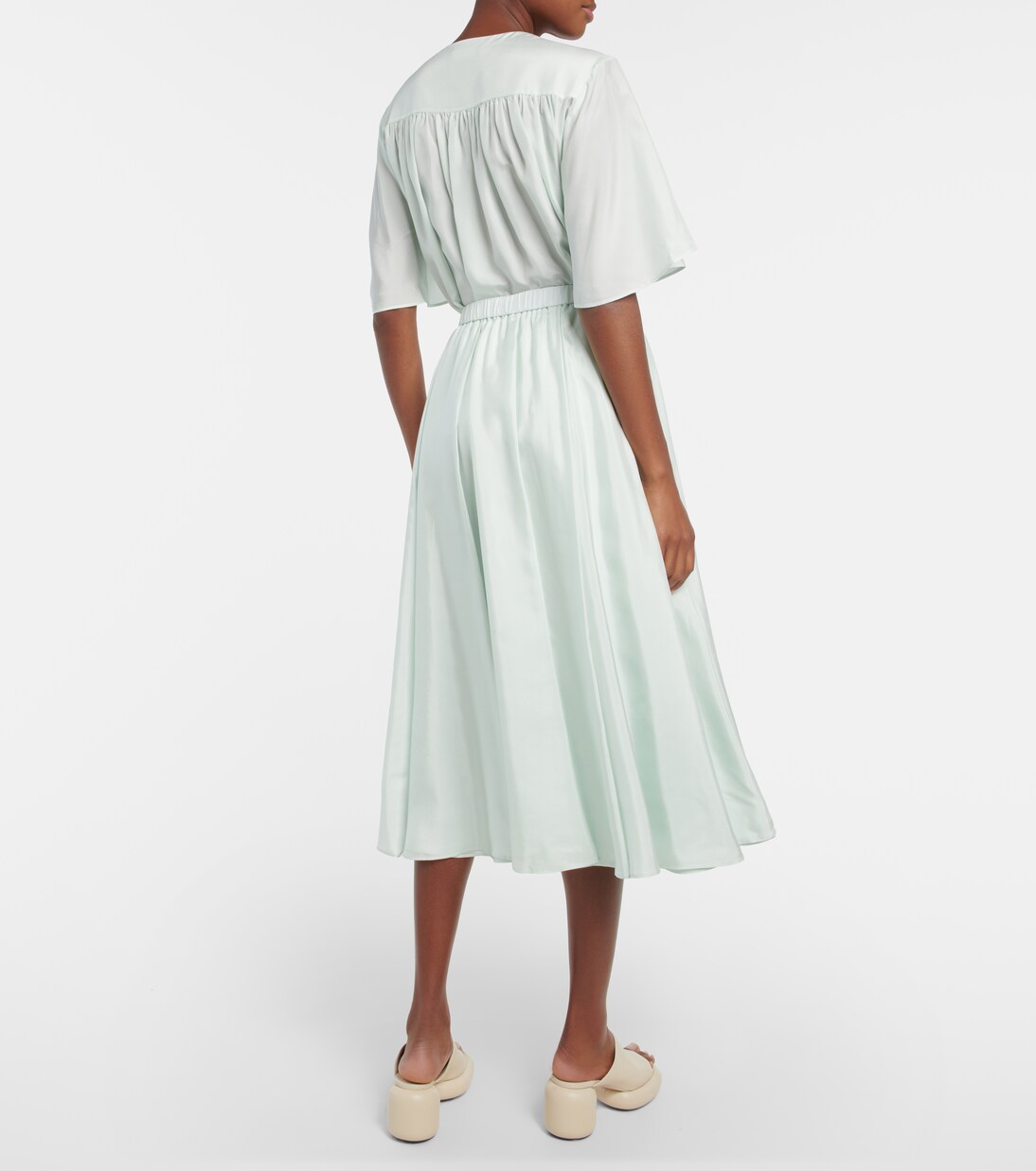 Smithfield silk midi skirt | Joseph