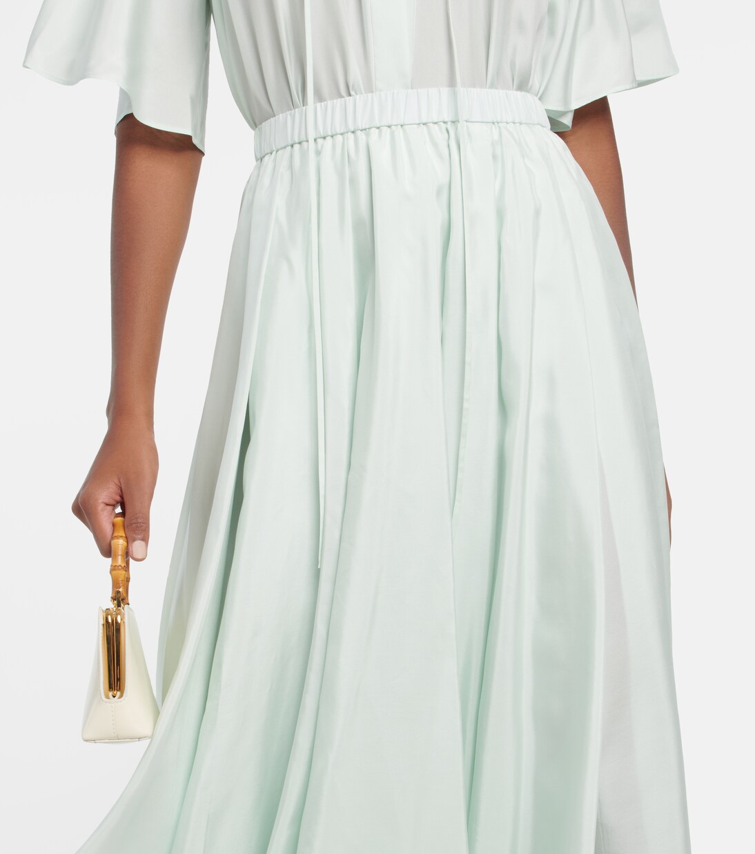 Smithfield silk midi skirt | Joseph