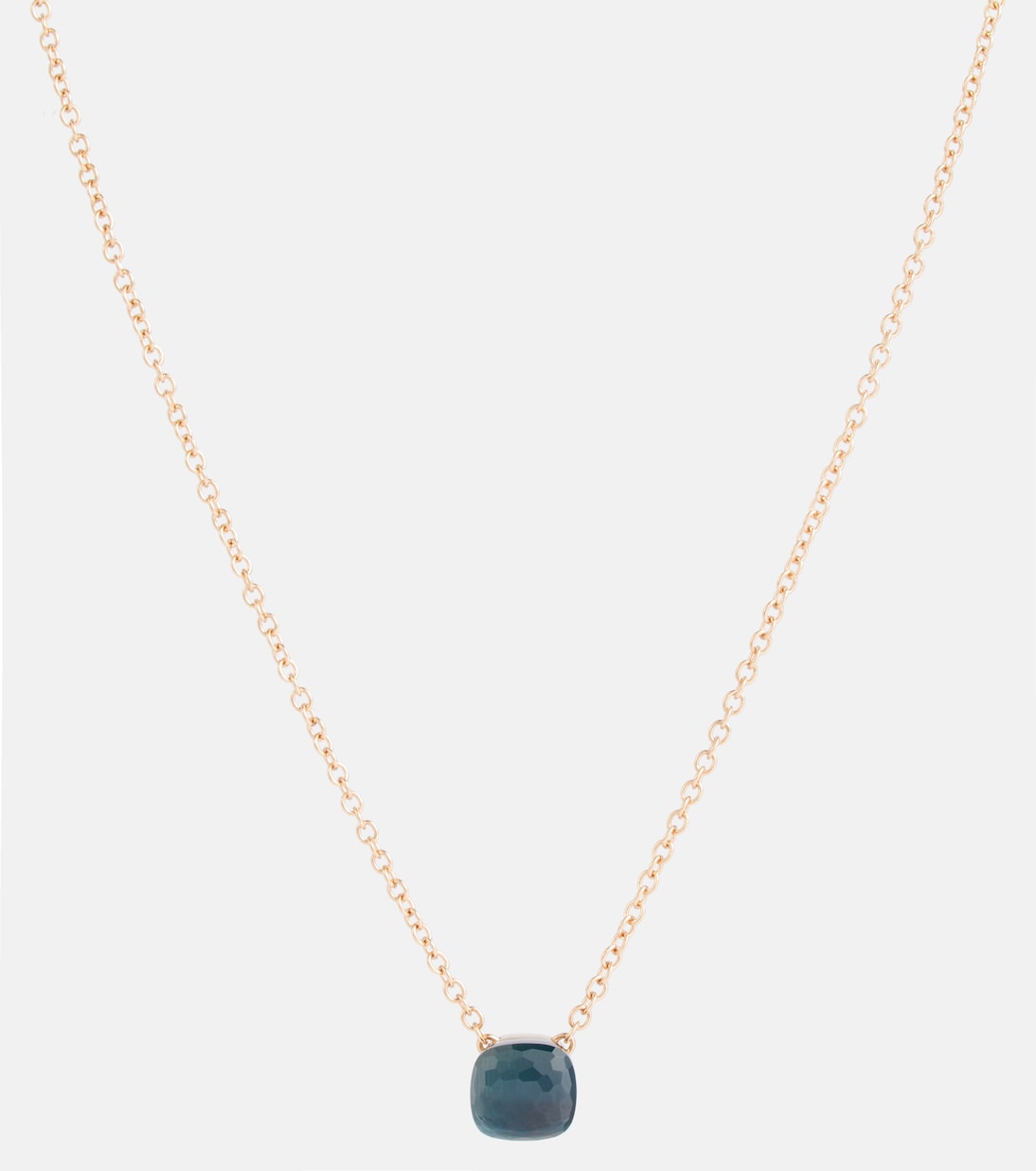 Nudo 18kt gold necklace with topaz | Pomellato