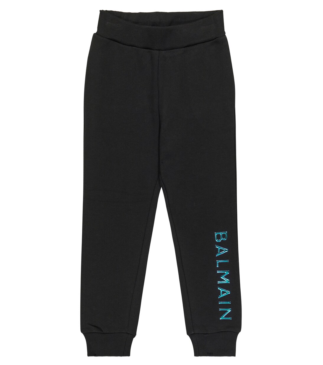 Logo cotton jersey sweatpants | Balmain Kids