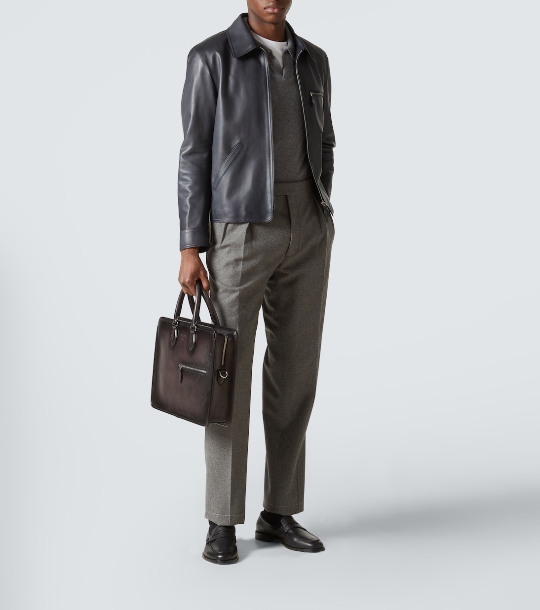 Mocasines penny Perry de piel | Manolo Blahnik