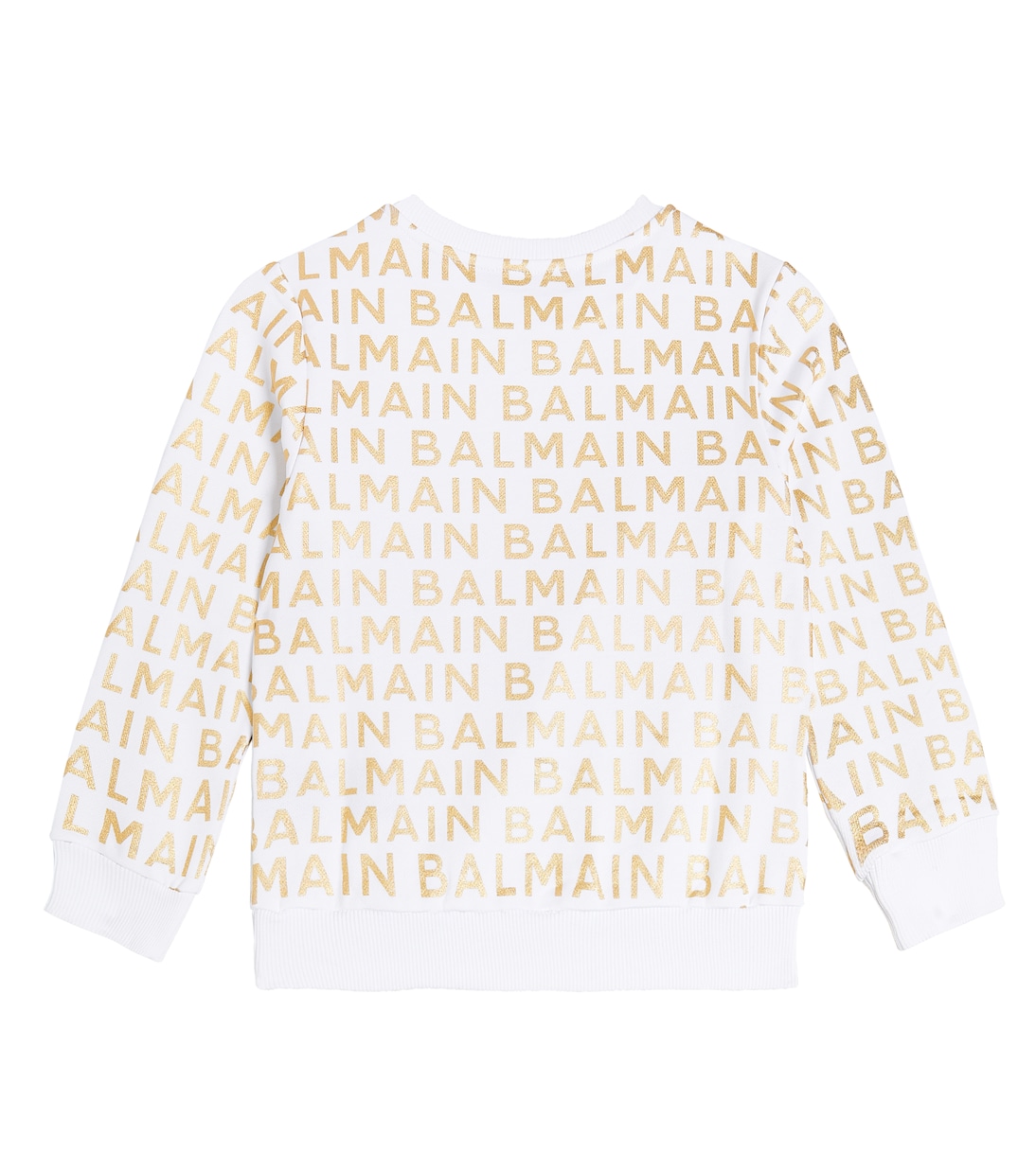 Logo cotton sweatshirt | Balmain Kids