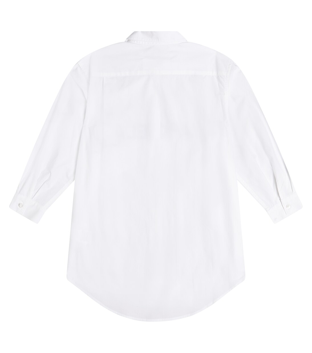 Logo cotton shirt dress | MM6 Maison Margiela Kids