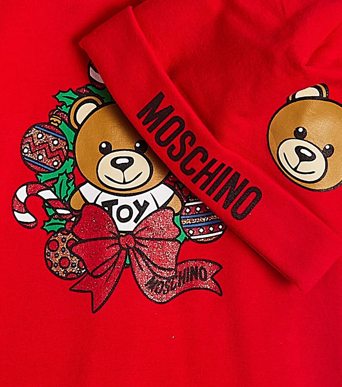 Baby Teddy Bear onesie and beanie set | Moschino Kids