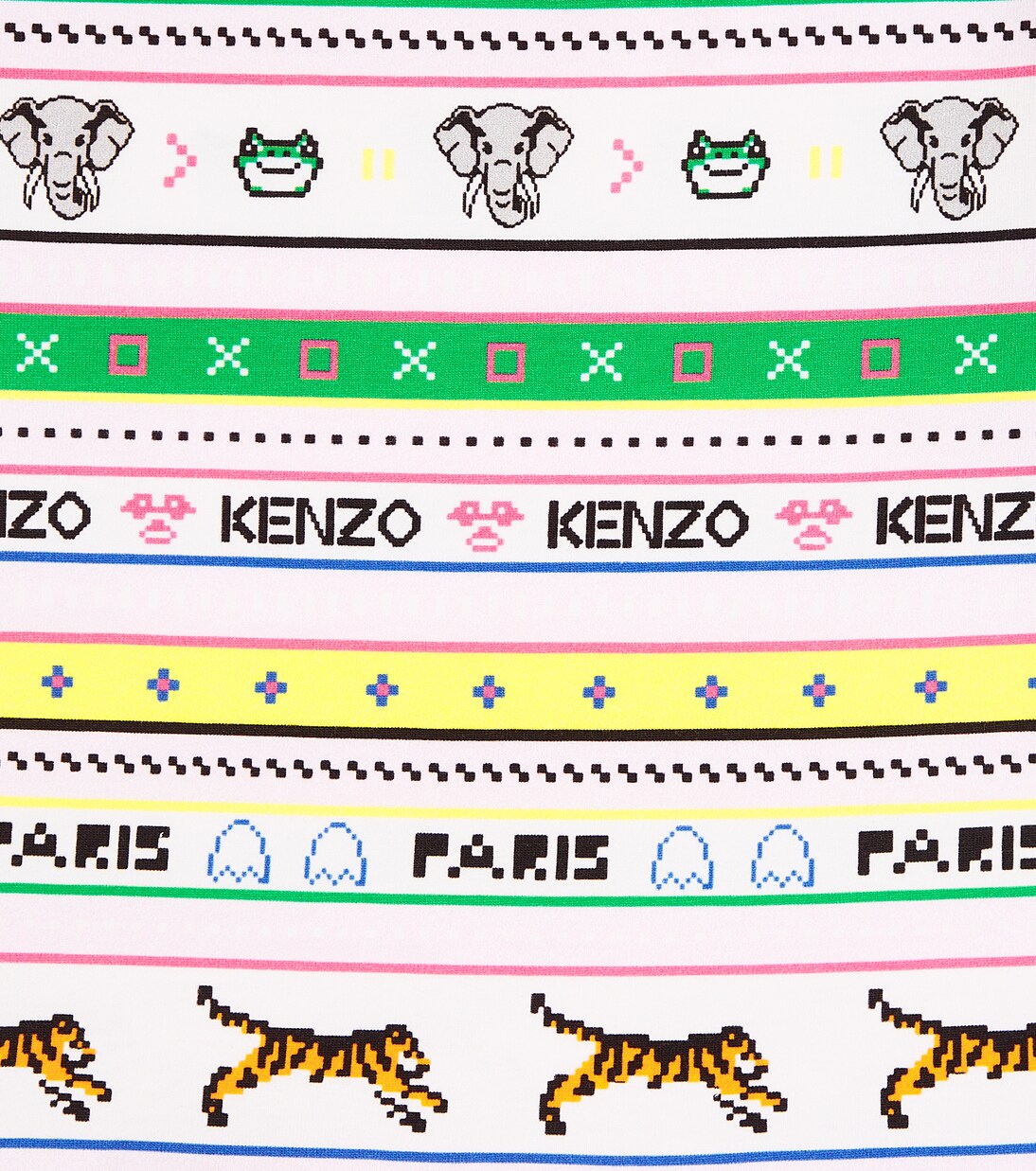 Printed cotton-blend dress | Kenzo Kids
