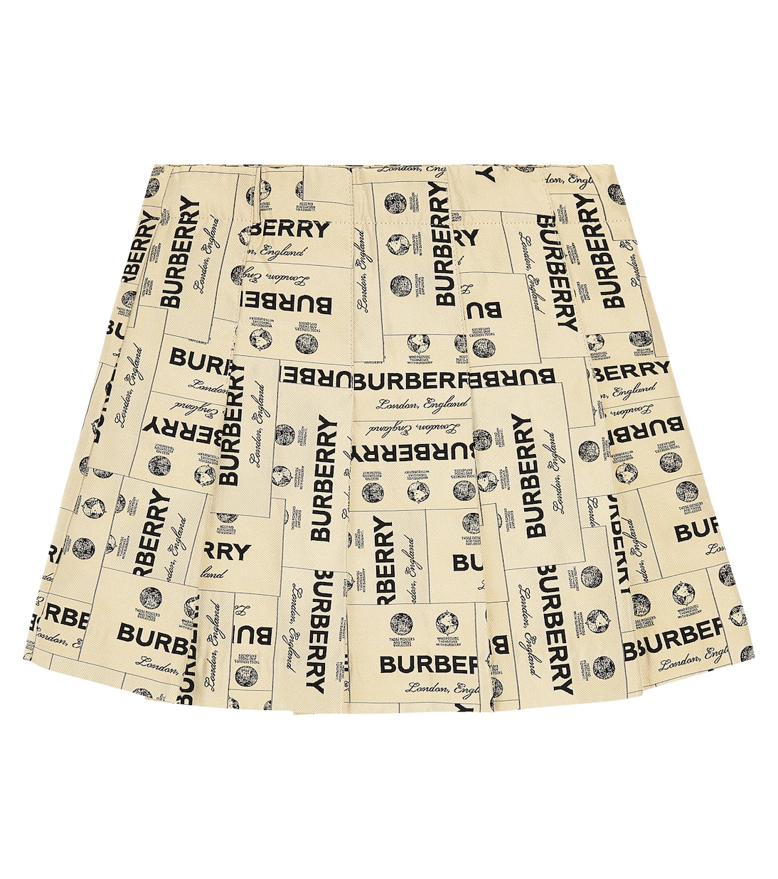 Gonna in jacquard a pieghe  | Burberry Kids