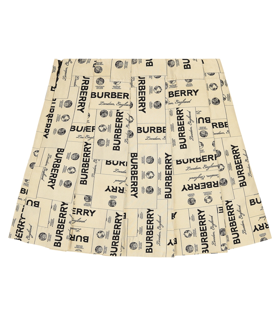 Gonna in jacquard a pieghe  | Burberry Kids