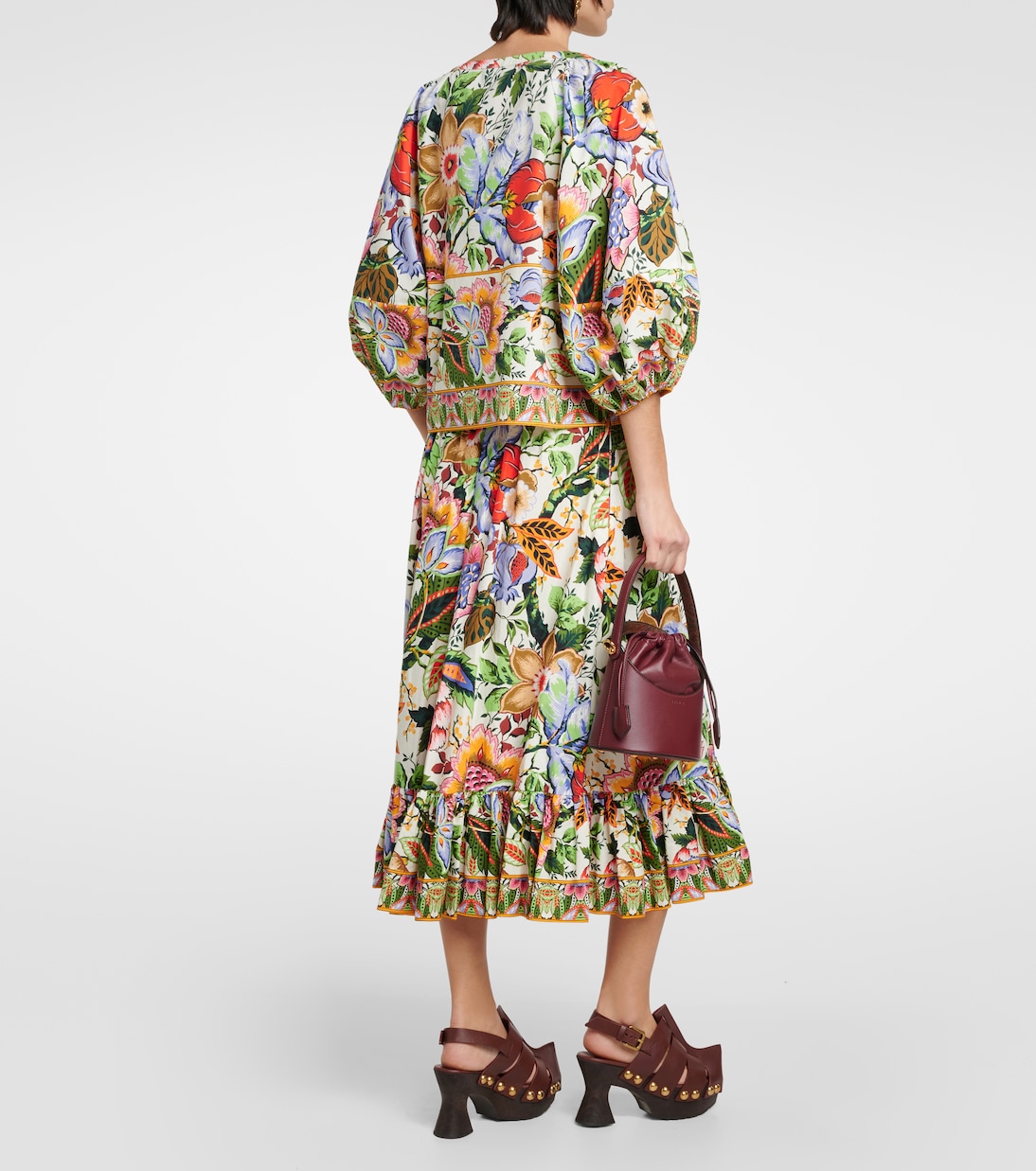 Bedrucktes Cropped-Top aus Baumwolle | Etro