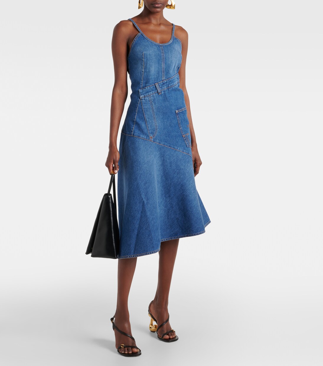 Midikleid aus Denim | JW Anderson