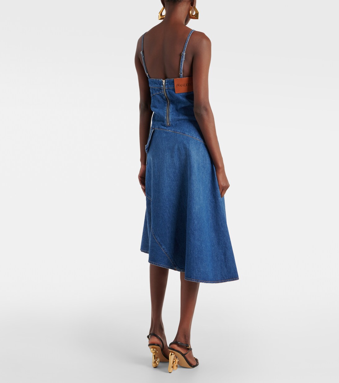 Midikleid aus Denim | JW Anderson