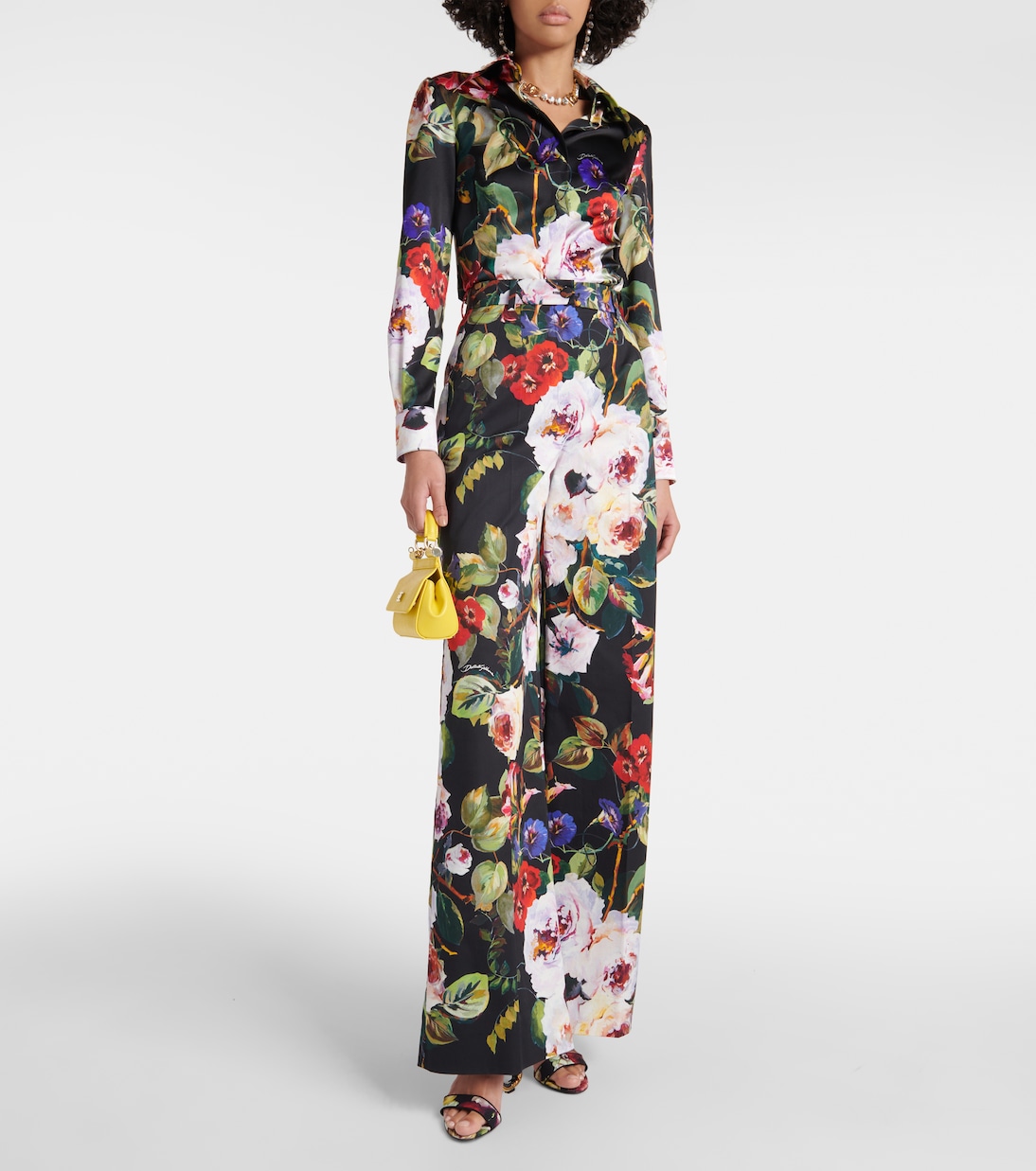 Weite Hose aus einem Baumwollgemisch | Dolce&Gabbana