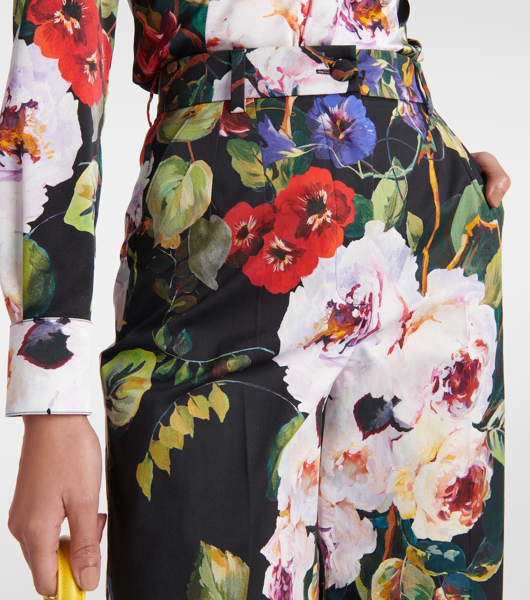 Weite Hose aus einem Baumwollgemisch | Dolce&Gabbana