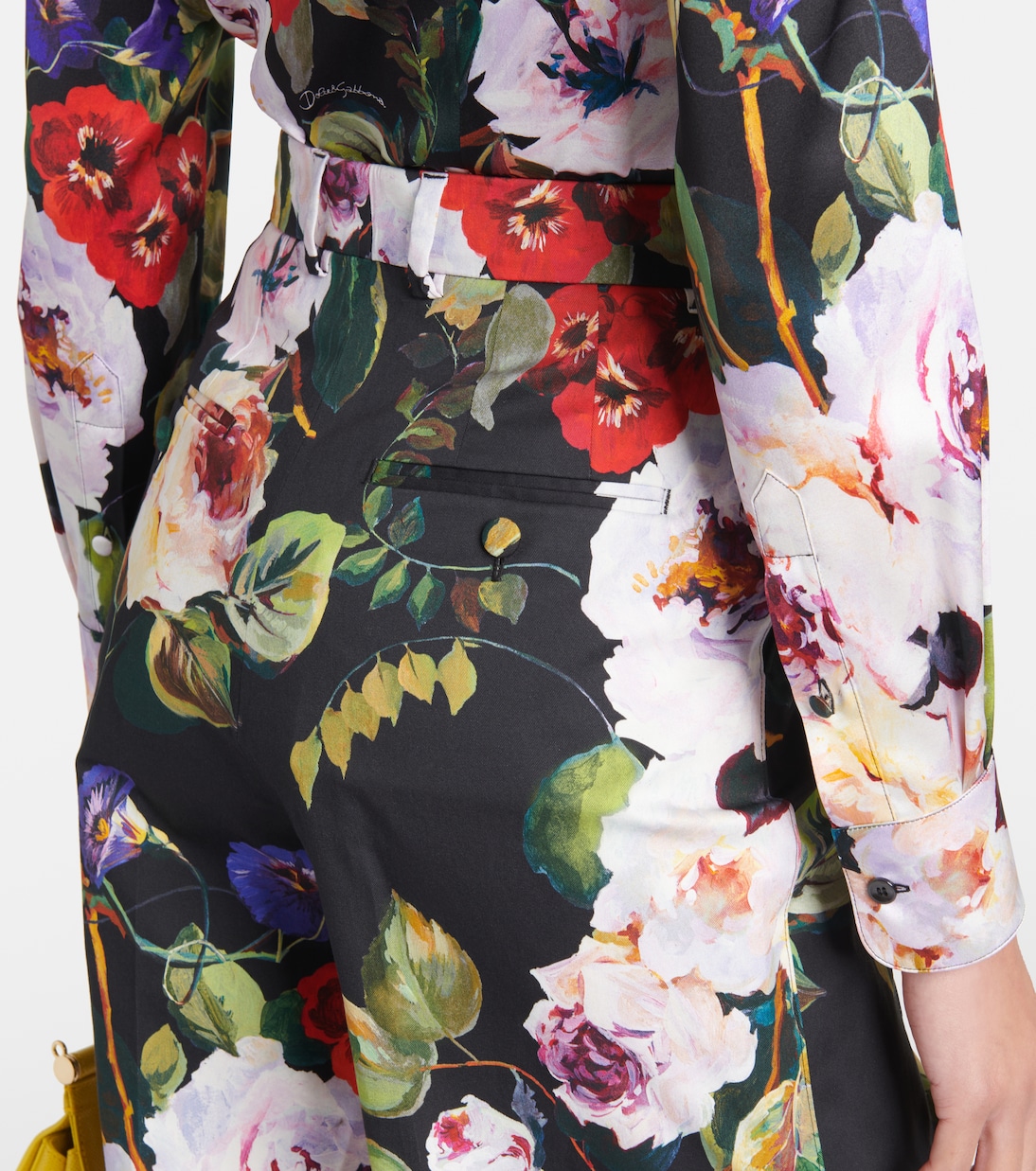 Weite Hose aus einem Baumwollgemisch | Dolce&Gabbana