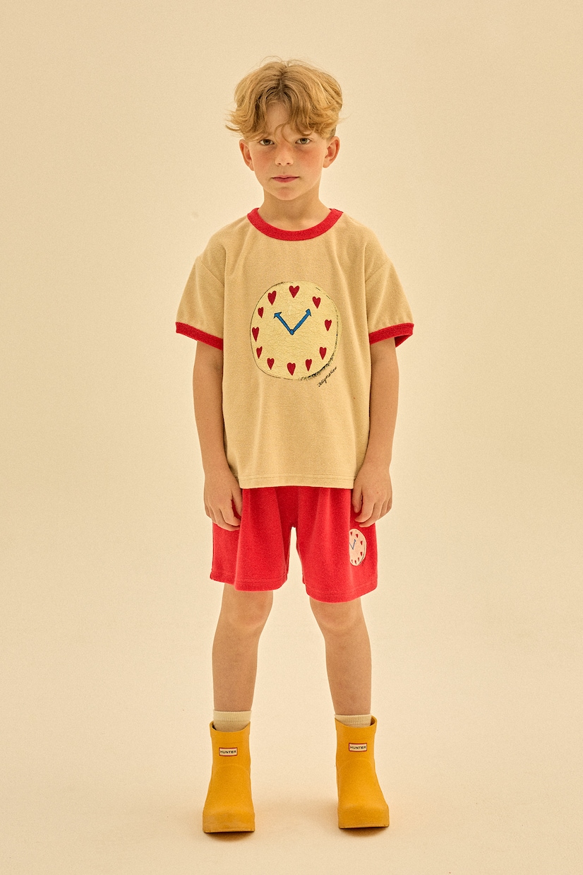 Watch terry T-shirt and shorts set | Jellymallow