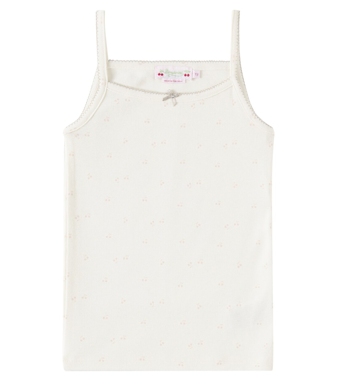 Anice set of 3 cotton tank tops | Bonpoint