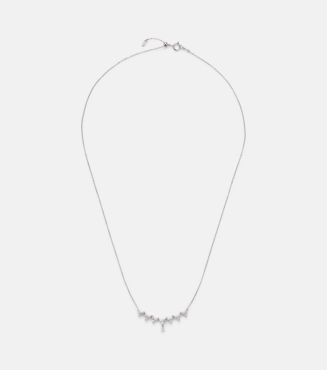 Collar de oro blanco de 18 ct con diamantes | Persée