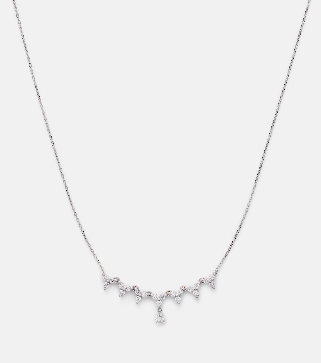 Collar de oro blanco de 18 ct con diamantes | Persée