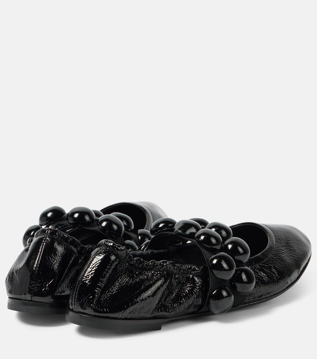 Sphere patent leather Mary Jane flats | Alaïa