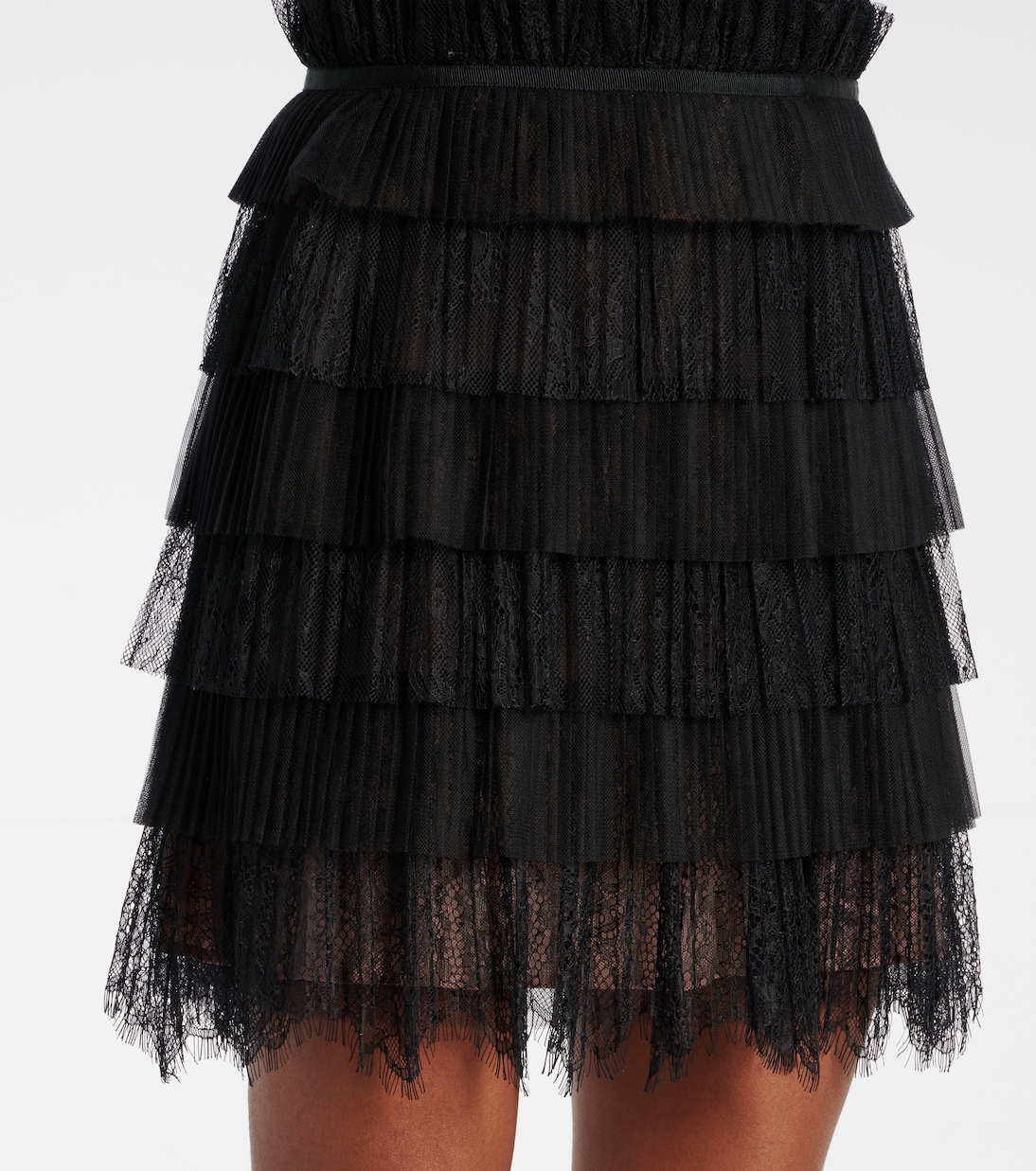 Robe Hayla en tulle et dentelle | Costarellos